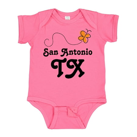 

Inktastic San Antonio Texas Butterfly Gift Baby Girl Bodysuit