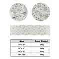 thumbnail image 6 of Xipuska Gray Botanical Bed Runners for King Size Bed, Decorative Bed Throws for Foot of Bed, Farmhouse Spring Summer Floral Leaves Bed Runner Sofa Throw Bedding Scarf Protector Slipcover for Bedroom, 6 of 6