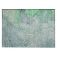 thumbnail image 2 of Addison Rugs Chantille Indoor/Outdoor Transitional Watercolors Teal Washable Rectangle Rug, 1'8" x 2'6", 2 of 6