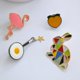 thumbnail image 5 of 4 Piezas de Broche Vintage pieza Alfileres de Dibujos Animados Alfileres de Botón Pin Decoración de jinwen Vintage broche lote, 5 of 8