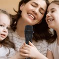 thumbnail image 3 of ELAYARD 2Pcs Simulated Microphone Prop for Party Use Black Lightweight Compact Design, 3 of 8