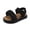 Black, variant on Girls Wedge Sandals Kids Sandals Girls Black Shoes for Toddler Girls Size 2 Shoes Girls Wide Baby Shoes Rainbow Shoes 1 Year Old Girl Shoes Size 10 Girls Shoes Toddler Girl 11 Toddler