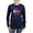 Navy, variant on - Mrs. Fix It Long Sleeve T Shirt - Women's Long Sleeve Graphic Tee Casual Fit