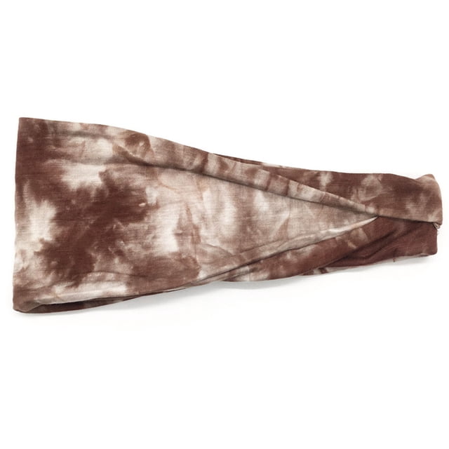 Sonducket Diadema para correr Tie Dye Fitness Yoga Lazos para el cabello Bandas para el sudor Accesorios atléticos al aire libre Regalos de Karate para Accesorio para el cabello Café Sonducket AP008818-08