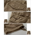 thumbnail image 3 of Matchstick Men's Cotton Cargo Shorts Loose Utility Outdoor Shorts with Multi Pockets, Sizes S-6XL, 3 of 7