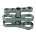 thumbnail image 2 of Abrazadera Universal de Aluminio Estándar de Mariposa de 1' para Sistema de lámpara de Buceo gris shamjiam Abrazadera de bola, 2 of 6