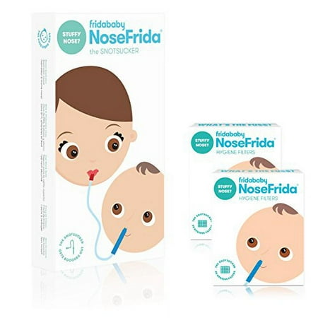 FridaBaby Nasal Aspirator with 40 Extra Hygiene Filters