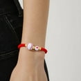 thumbnail image 3 of Adjustable Fabric Sports Bracelet Football Rugby Tennis Bead Design Unisex Wristband, 3 of 12