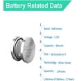 thumbnail image 3 of KaPonsec SR516SW 317 Silver Oxide Battery 10 Count, 3 of 6
