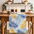 thumbnail image 2 of Table Runners 36 Inches Long Dress Scarves, Tropical Palm Leaves Farmhouse Kitchen/Dining Table Decor Table Runner, Short Coffee Tablerunners, Summer Botanical Boho Watercolor 13x36 Inch, 2 of 9