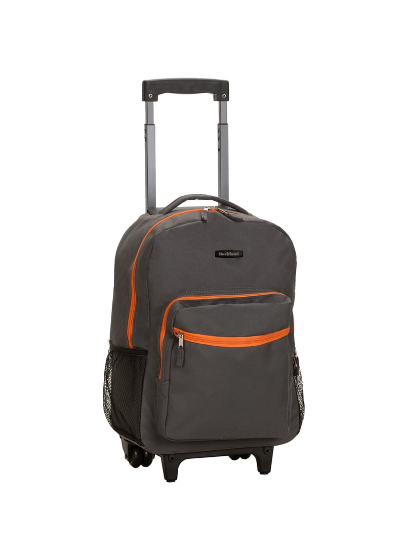 Rockland Roadster 17 Rolling Backpack - Double Wheels, Telescopic
