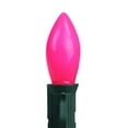 thumbnail image 2 of Pack of 4 Opaque Pink C9 LED Christmas Replacement Bulbs, 2 of 2