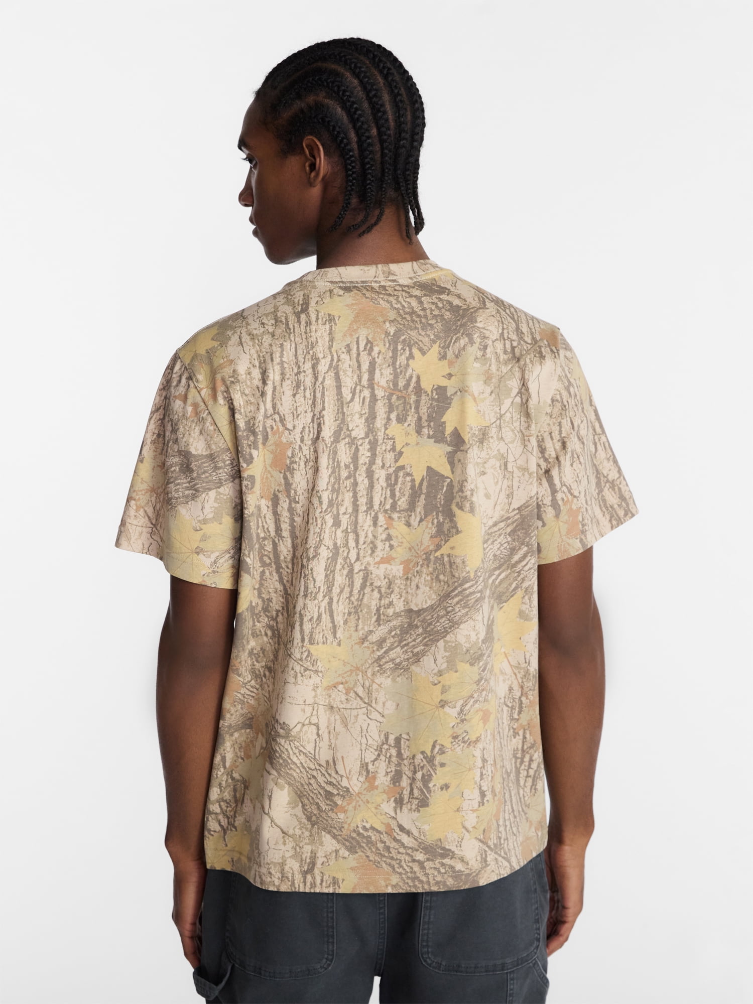 No Boundaries Standard Fit Cotton Tee with Short Sleeves, Men's and Big Men's XS-5XL