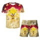 thumbnail image 3 of Conjunto de camiseta y pantalón corto de dos piezas para niños del anime japonés "Sonic", camiseta de verano para niño y niña + pantalón corto de playa, 3 of 5