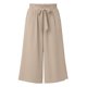 thumbnail image 5 of Pantalones Sueltos para Mujeres de Verano Pata Recta de Color Sólido con Bolsillos Y Cintura Elástica para Pantalones Casuales para Mujeres de Verano, 5 of 6