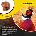 thumbnail image 4 of Methold Casco para mascotas, loros, sombreros, disfraces ajustables, accesorios, Protector, cascos para aves de corral, pollo, pájaro, pato Juguetes para pájaros llevar Methold PT003691-15, 4 of 6