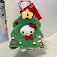 thumbnail image 3 of Sanrio Hello Kitty - Peluche de juguete con forma de árbol de Navidad kawaii, muñeco para vestir, tocado desmontable, bolso, colgante, llavero, juguetes decorativos, regalo, 3 of 5
