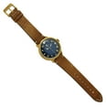 thumbnail image 4 of Charles-Hubert Paris 4014-C Mens Antique Gold Stainless Quartz Dial Watch, Blue, 4 of 4