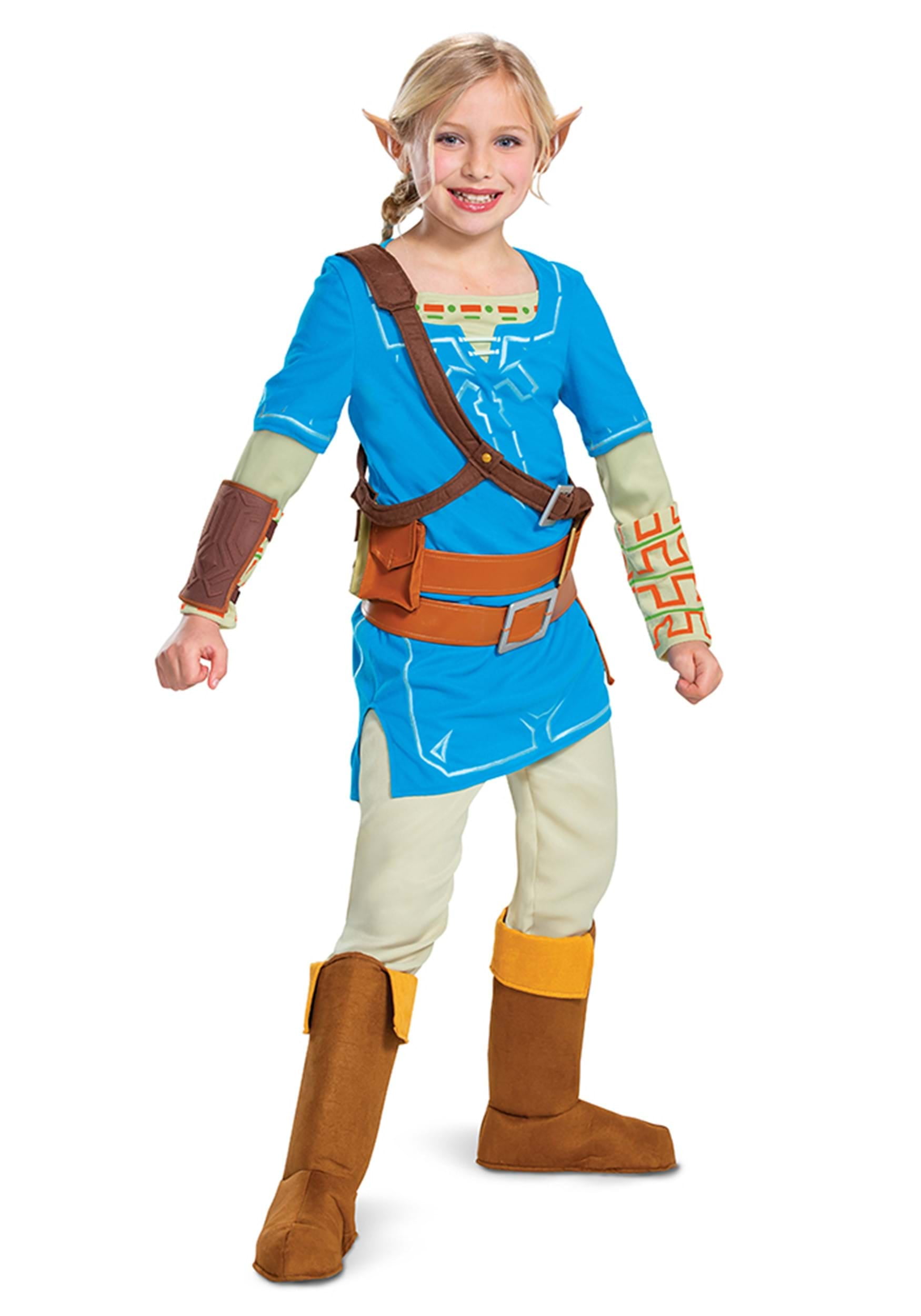Legend Of Zelda Deluxe Child Costume Girls Halloween Fancy Dress Disguise 