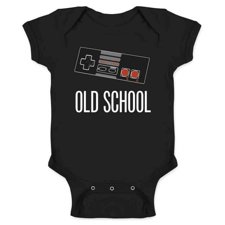 

Old School Game Controller 80s Gamer Baby Bodysuit