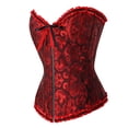 thumbnail image 4 of Corset Aguichant en Dentelle avec Fermeture Éclair Bustier G-string Body Shapewear pour Femmes, 4 of 6