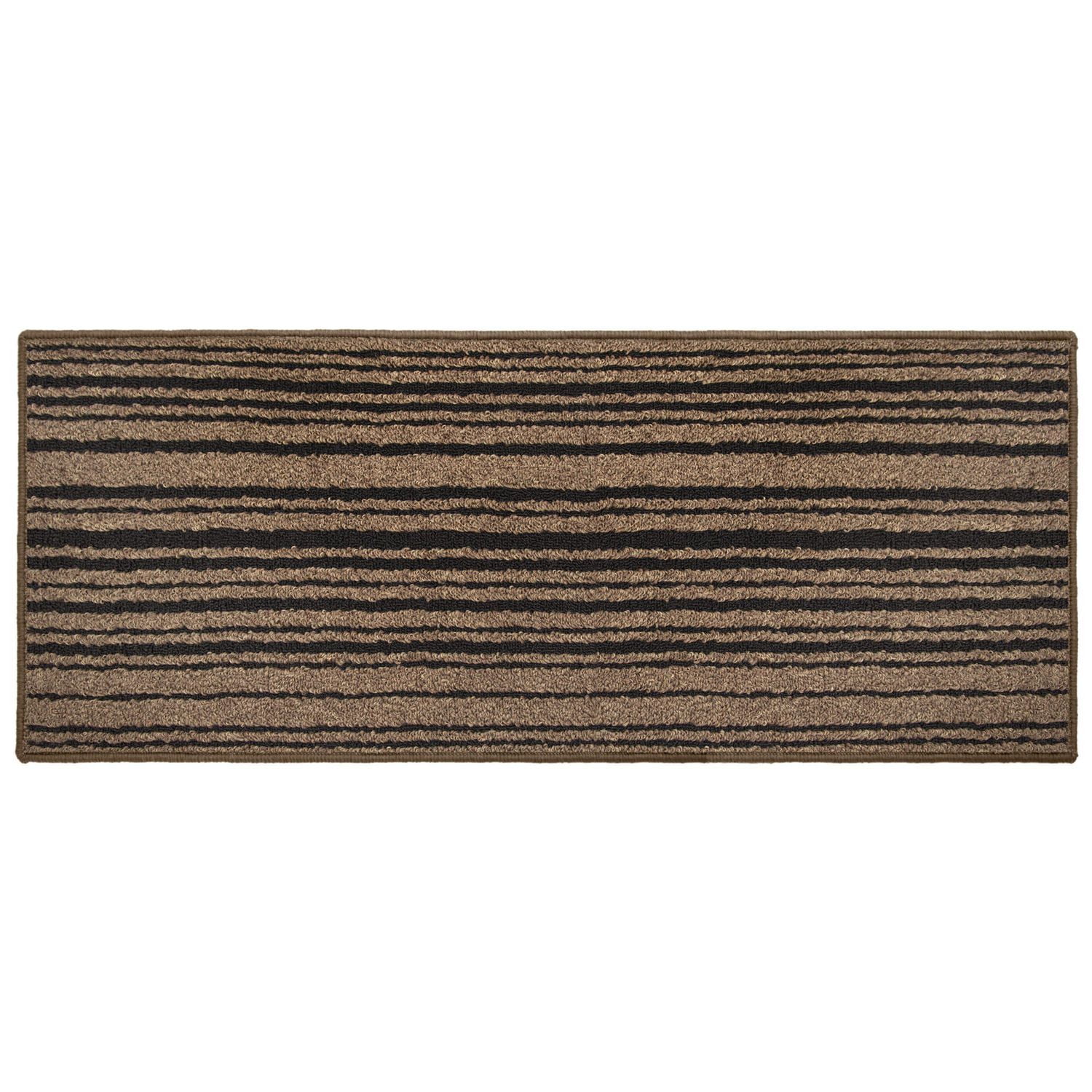 MAINSTAYS 24"x60" Rectangular Grey and Black Tufted Floor Mat