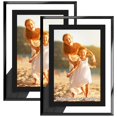 thumbnail image 1 of Set de 2 Marcos para Fotos HIKWADERY 10x15 cm Negros con Vidrio HD, 1 of 6