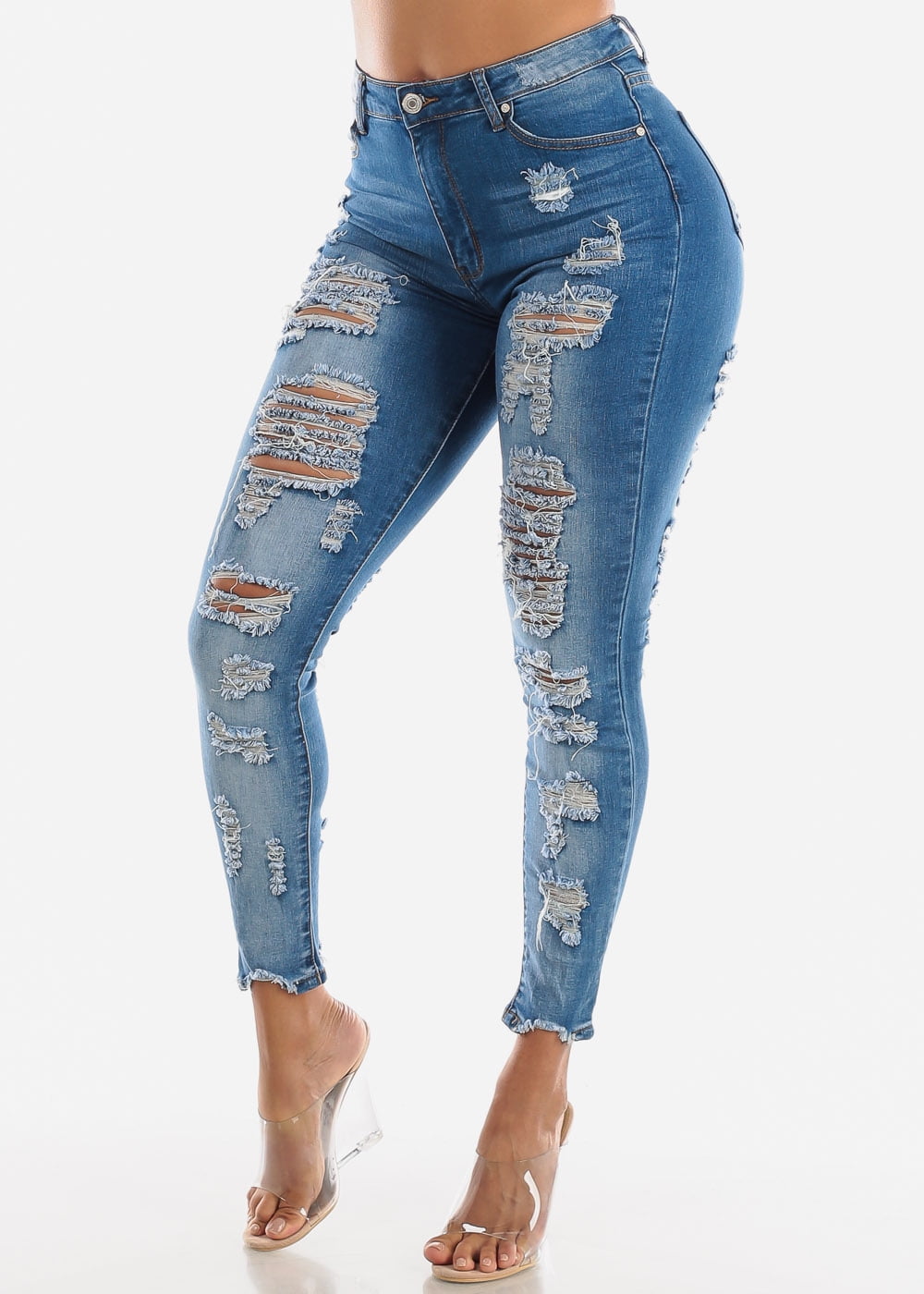 2 sided color jeans