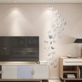 thumbnail image 2 of Pegatinas de espejo acrílico de mariposa (plateadas), pegatina de espejo acrílico para paredes, sala de estar y decoración moderna del hogar, 2 of 3
