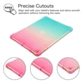 thumbnail image 3 of Dteck Case for Apple iPad 9th Generation 10.2" (2021), iPad 8th Gen 2020 Shockproof Slim Rubber iPad 7th Gen 10.2" 2019 Case Ultra-Thin Lightweight Back Protective TPU Cover,Pink+Green, 3 of 4