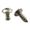 thumbnail image 4 of 6 x 1/2" Stainless Truss Head Phillips Wood Screw (100pc) 18-8 (304) Stainless Steel, 4 of 7