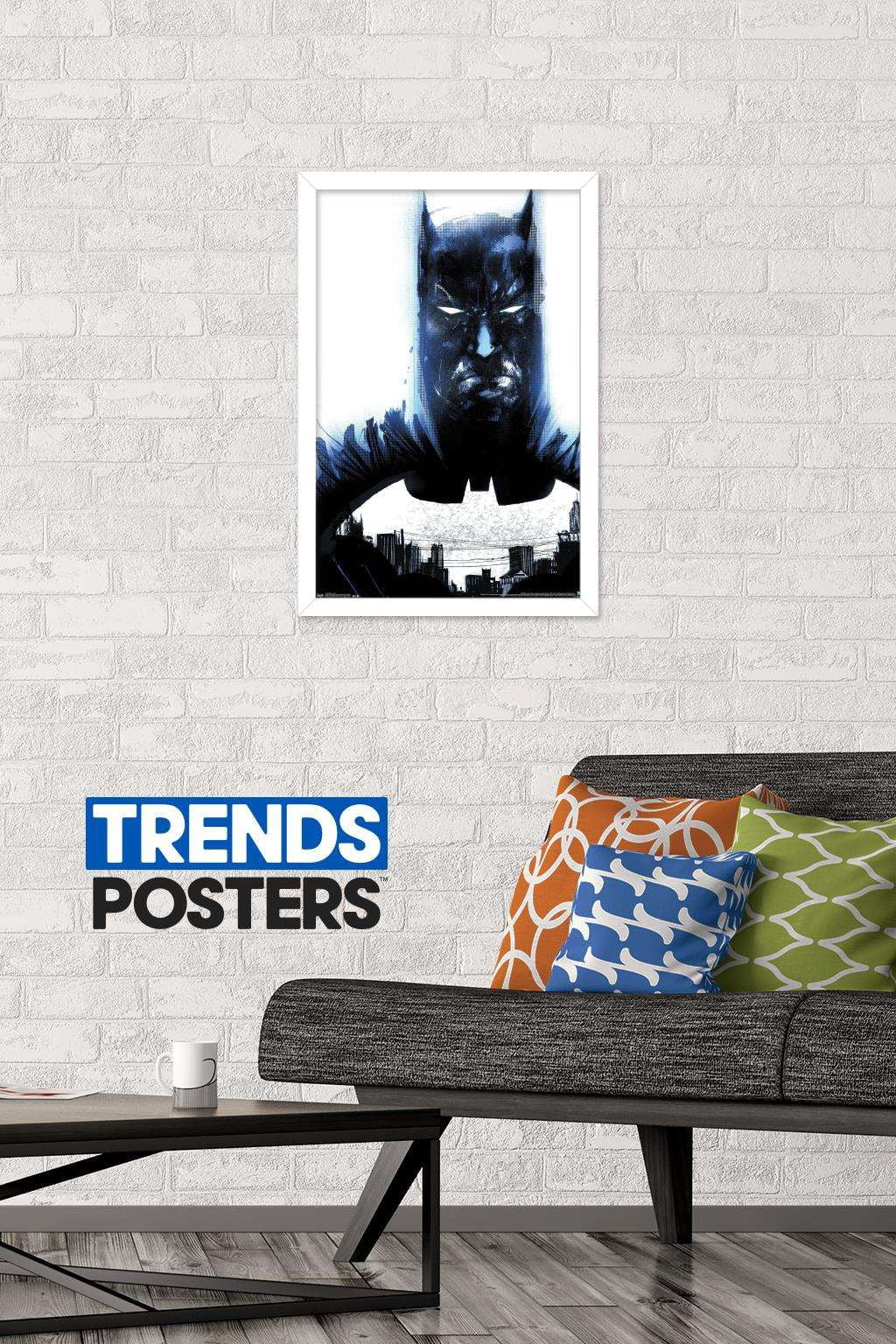 DC Comics - Batman - City Wall Poster, 14.725" x 22.375", Framed