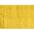 thumbnail image 1 of Ahgly Company Indoor Rectangle Solid Yellow Modern Area Rugs, 7' x 9', 1 of 4