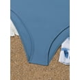 thumbnail image 5 of HWJAD Girls Swimsuit 3 Piece Bathing Suits Bikini Set with Beach Cover Up Skirt Girls' Swimwear 9-14 Years, 5 of 6