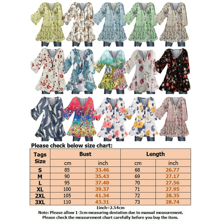 Voguele Women Tops Ruched Tunic Shirt V Neck Blouse Work Pullover