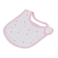 thumbnail image 2 of Cotton Baby Bibs with Snap Closure, Newborn Absorbent Towel, Cartoon Pattern, 3 Pcs, Ice Cream, 2 of 3