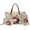 Cardinal Rose Floral Print, variant on Tutolipy Owl Floral Pattern 3 Pcs Handbag Set for Ladies, Shoulder Bag, Handheld Long Purse with Large Capacity Carry Handbag for Outdoor