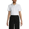 thumbnail image 2 of Lands' End School Uniform Women's Short Sleeve Peter Pan Collar Broadcloth Shirt, 2 of 2
