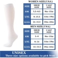 thumbnail image 2 of 6 Pairs Compression Socks for Women and Men Circulation, 20-30 mmhg Knee High Best Support for Athletic Running, Cycling, Hiking, Medical, Nurse, Recovery, 2 of 6