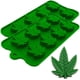 thumbnail image 1 of Moldes de silicona con forma de hoja de cáñamo para marihuana, Cannabis, marihuana, gomitas de chocolate, paquete de 2, 1 of 6