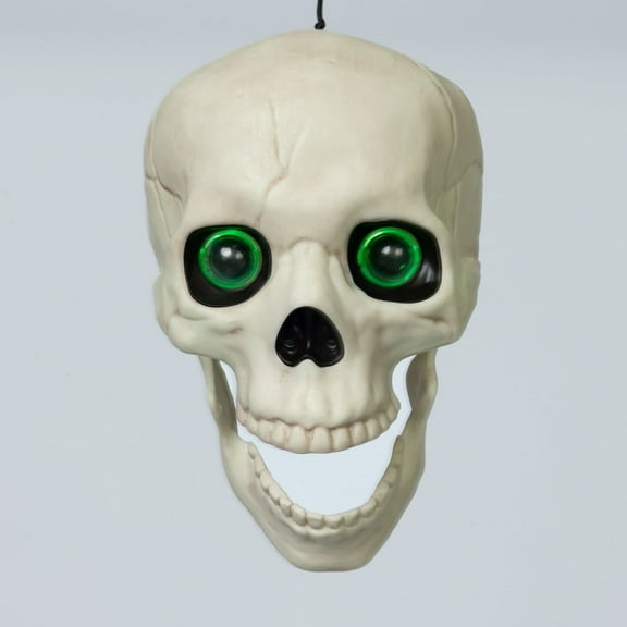 Seasons 5.8" Skull Skeleton Halloween Decoration Crazy Bonez Skeleton Line Sound and Light