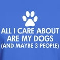 thumbnail image 3 of CafePress - All I Care About Are My Dogs Saying Dark T Shirt - Men's Classic Graphic Cotton T-Shirt, 3 of 4