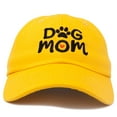 thumbnail image 4 of DALIX Dog Mom Baseball Cap Women's Hats Dad Hat in Gold, 4 of 7