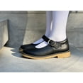 thumbnail image 3 of Zapatos Escolares Flats Niña Ballerina Piel Negro, 3 of 5