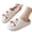 White, variant on Qicasul Women's slipper Winter Cozy Couples Snowman Slippers Soft Sole Shoes for And Indoor Outdoor Warm Fleece Lined Comfort White US Size:10