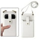 thumbnail image 2 of Bolso bandolera para teléfono móvil para mujer, bolso de hombro, monedero, cartera con ranura para tarjetas blanco, 2 of 9