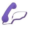 thumbnail image 2 of Retro Cell Phone Handset, 3.5mm Sound Plug Wired Telephone Handset Receiver, Adjustable Volume Radiation Proof for Phones Computers, Fun Unique Handset, 2 of 7