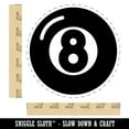 thumbnail image 2 of 8 Eight Ball Billiards Pool Self-Inking Rubber Stamp Ink Stamper - Red Ink - Large 1-1/2 Inch, 2 of 7