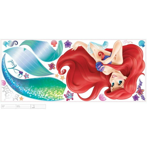 Disney "Princess" The Little Mermaid Wall Decal 31.5"x38.5"