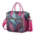 thumbnail image 1 of Beach Vacation Tropical Plant Lunch Bag – Waterproof Leakproof Insulated Cooler Tote with Adjustable Shoulder Strap Large Capacity for Work, 1 of 4
